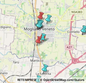 Mappa Via Giuseppe Ungaretti, 31021 Mogliano Veneto TV, Italia (1.92167)