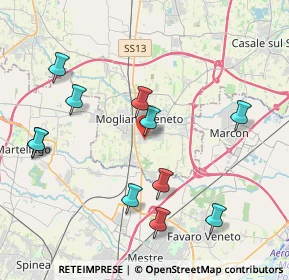 Mappa Via Ignazio Silone, 31021 Mogliano Veneto TV, Italia (4.28909)