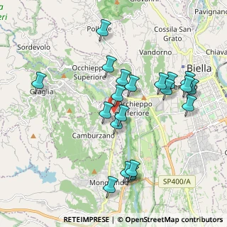 Mappa Via per Camburzano, 13897 Occhieppo Inferiore BI, Italia (1.959)