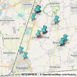 Mappa Via Monte Cervino, 24040 Castel Rozzone BG, Italia (2.149)