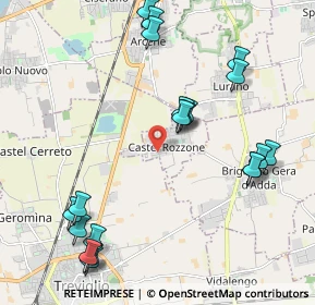 Mappa Via Monte Cervino, 24040 Castel Rozzone BG, Italia (2.413)