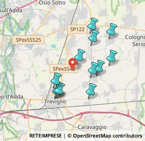 Mappa Via Monte Cervino, 24040 Castel Rozzone BG, Italia (3.24)
