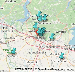 Mappa Via dei Turlini, 25127 Brescia BS, Italia (10.705)