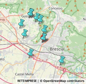 Mappa Via dei Turlini, 25127 Brescia BS, Italia (3.28455)