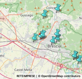 Mappa Via dei Turlini, 25127 Brescia BS, Italia (3.86)