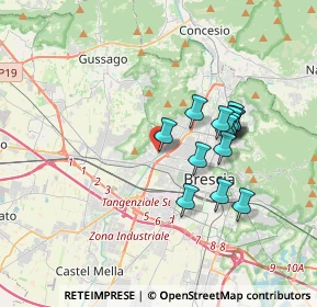 Mappa Via dei Turlini, 25127 Brescia BS, Italia (3.02286)