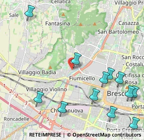 Mappa Via dei Turlini, 25127 Brescia BS, Italia (2.7325)