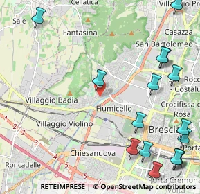 Mappa Via dei Turlini, 25127 Brescia BS, Italia (3.05813)