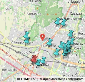 Mappa Via dei Turlini, 25127 Brescia BS, Italia (2.1415)