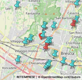 Mappa Via dei Turlini, 25127 Brescia BS, Italia (2.23)