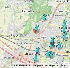 Mappa Via dei Turlini, 25127 Brescia BS, Italia (2.50769)