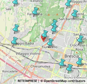 Mappa Via dei Turlini, 25127 Brescia BS, Italia (2.53571)