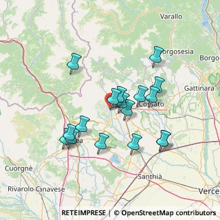 Mappa Via delle Betulle, 13897 Occhieppo inferiore BI, Italia (12.89353)