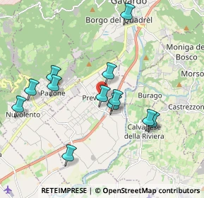 Mappa Viale Rimembranza, 25080 Prevalle BS, Italia (2.20286)