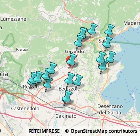 Mappa Viale Rimembranza, 25080 Prevalle BS, Italia (6.9465)