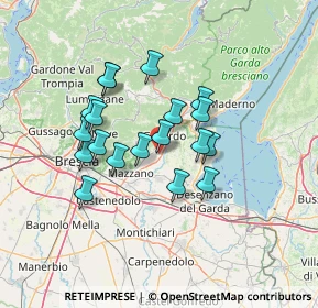 Mappa Viale Rimembranza, 25080 Prevalle BS, Italia (11.28368)