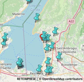 Mappa Lungolago C. Preite, 37011 Bardolino VR, Italia (9.598)