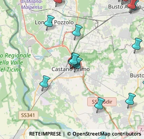 Mappa Via del Pozzo, 20022 Castano Primo MI, Italia (5.799)