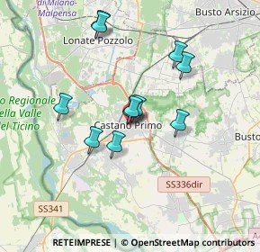 Mappa Via del Pozzo, 20022 Castano Primo MI, Italia (2.92182)