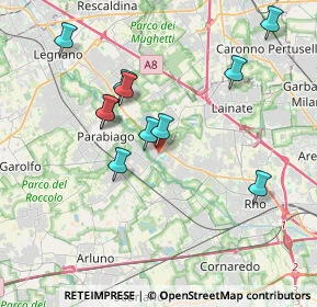 Mappa Via Paladina, 20014 Nerviano MI, Italia (3.62273)