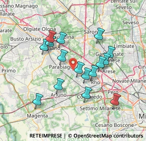 Mappa Via Paladina, 20014 Nerviano MI, Italia (6.44875)