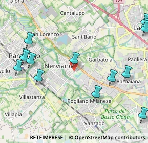 Mappa Via Paladina, 20014 Nerviano MI, Italia (2.902)