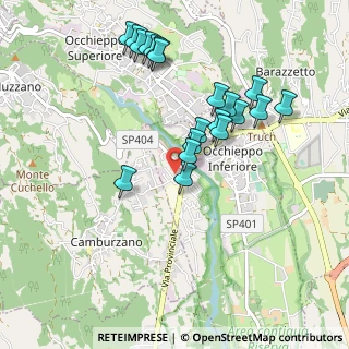 Mappa Via Camburzano, 13897 Occhieppo Inferiore BI, Italia (0.9515)