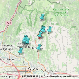 Mappa Strada Panoramica, 37023 Grezzana VR, Italia (5.79167)