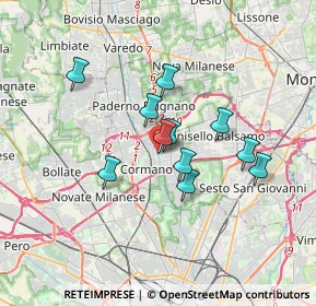Mappa Cusano, 20095 Cusano Milanino MI, Italia (2.67)