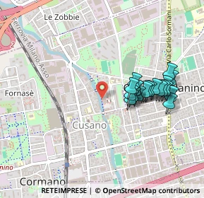 Mappa Cusano, 20095 Cusano Milanino MI, Italia (0.4275)