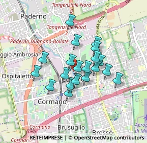 Mappa Cusano, 20095 Cusano Milanino MI, Italia (0.6475)