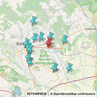 Mappa Via Spolina, 13836 Cossato BI, Italia (6.98071)