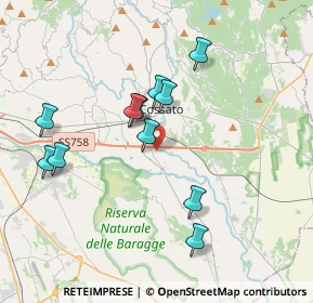 Mappa Via Spolina, 13836 Cossato BI, Italia (3.50636)