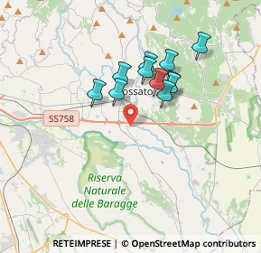 Mappa Via Spolina, 13836 Cossato BI, Italia (2.74455)