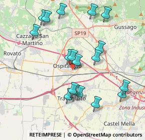 Mappa Via Don Pietro Patelli, 25035 Ospitaletto BS, Italia (3.96444)