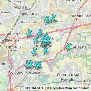 Mappa Via Daniele Manin, 20047 Brugherio MB, Italia (1.51611)