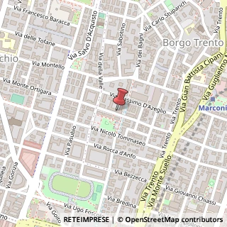 Mappa Via Gabriele Rossetti, 8, 25128 Brescia, Brescia (Lombardia)