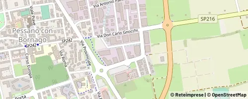 Mappa ペッサーノ・コン・ボルナーゴ