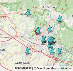 Mappa Via Luigi Bazoli, 25127 Brescia BS, Italia (3.58857)