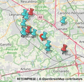 Mappa Via Donato Bramante, 20014 Nerviano MI, Italia (3.47467)