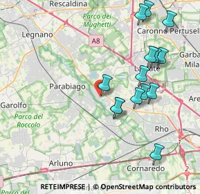 Mappa Via Donato Bramante, 20014 Nerviano MI, Italia (4.09929)