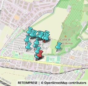 Mappa Via del Santellone, 25135 Brescia BS, Italia (0.24444)