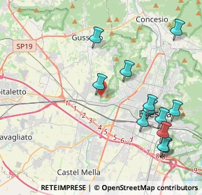 Mappa Via del Santellone, 25135 Brescia BS, Italia (4.54917)