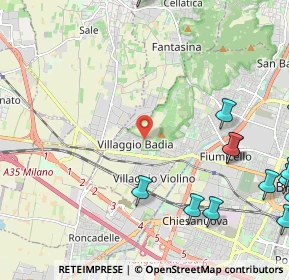Mappa Via del Santellone, 25135 Brescia BS, Italia (3.46941)