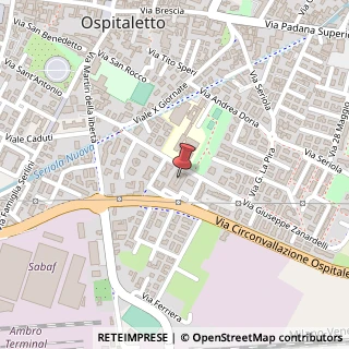 Mappa Via G. Zanardelli, 12, 25035 Ospitaletto, Brescia (Lombardia)
