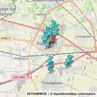 Mappa Via G. Matteotti, 25035 Ospitaletto BS, Italia (1.19)