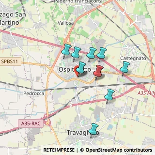 Mappa Via G. Matteotti, 25035 Ospitaletto BS, Italia (1.35091)
