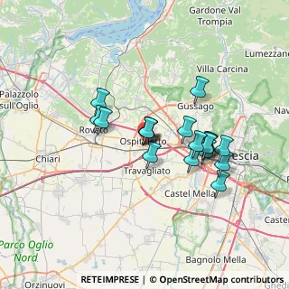 Mappa Via G. Matteotti, 25035 Ospitaletto BS, Italia (5.80556)