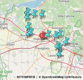 Mappa Via G. Matteotti, 25035 Ospitaletto BS, Italia (6.80938)