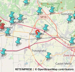 Mappa Via G. Matteotti, 25035 Ospitaletto BS, Italia (6.243)